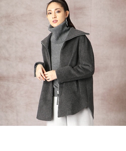アルパカシャギー ケープ風コート | COMME CA（コムサ）の通販 - &mall