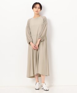 〔 TALLサイズ 〕 バックサテン梨地ストレッチ ドレス