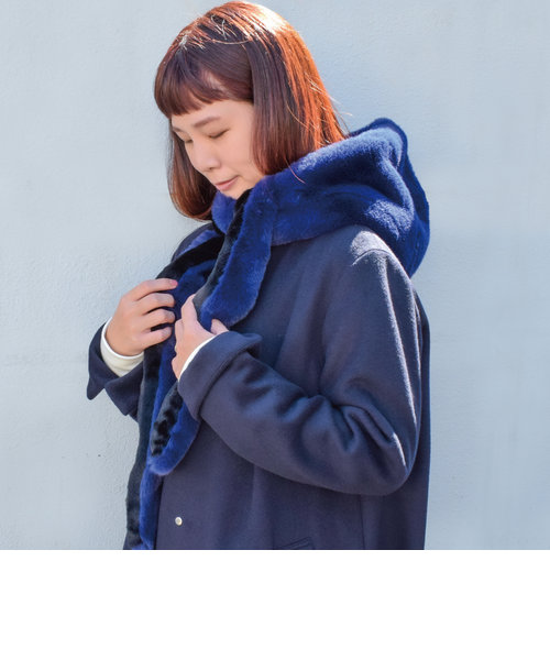 ZARA - ZARA フード付きフェイクレザージャケット REF.3046/046の+