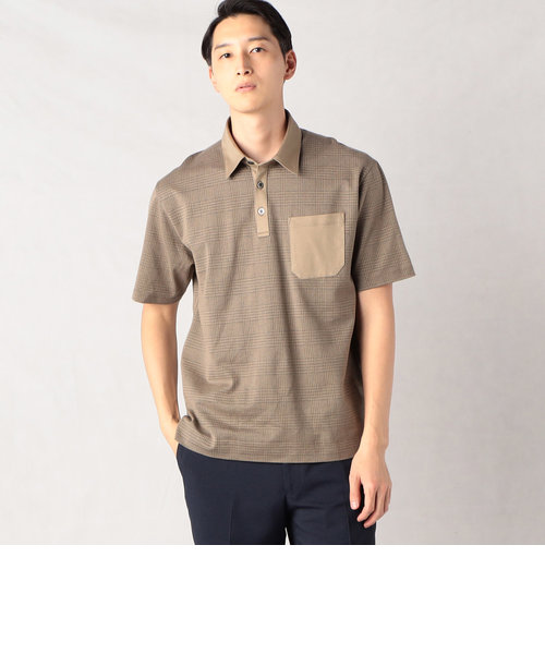 Triporous) グレンチェック ポロシャツ | COMME CA MEN（コムサ・メン