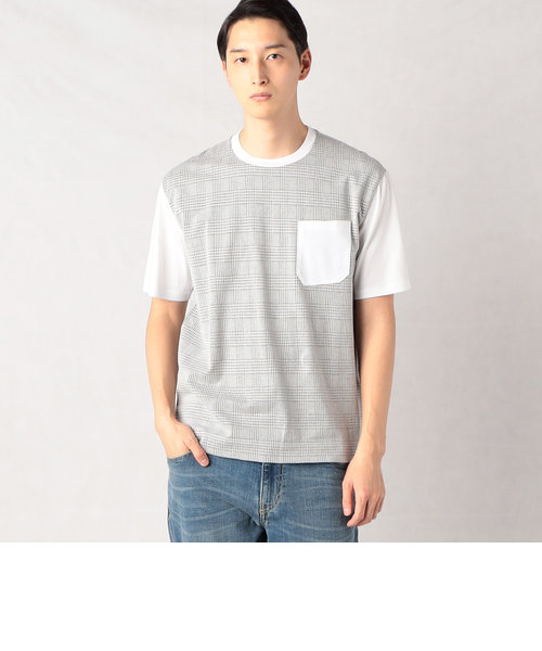 Triporous) グレンチェック ポケットTシャツ | COMME CA MEN（コムサ