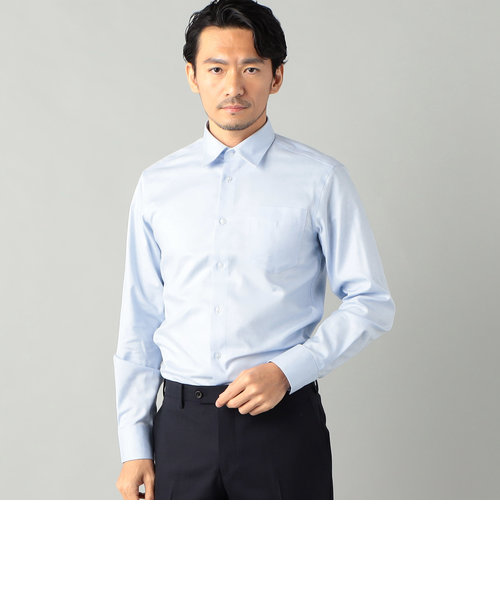 【形態安定加工】レギュラーカラー カルゼドレスシャツ