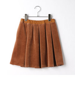 〔140cm～〕コーデュロイ風 パイルジャージー スカート