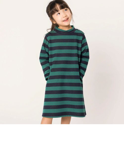 ボーダー柄 ハイネック 長袖ワンピース Comme Ca Ism コムサイズム の通販 Mall
