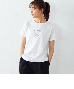 ロゴ　プリントＴシャツ