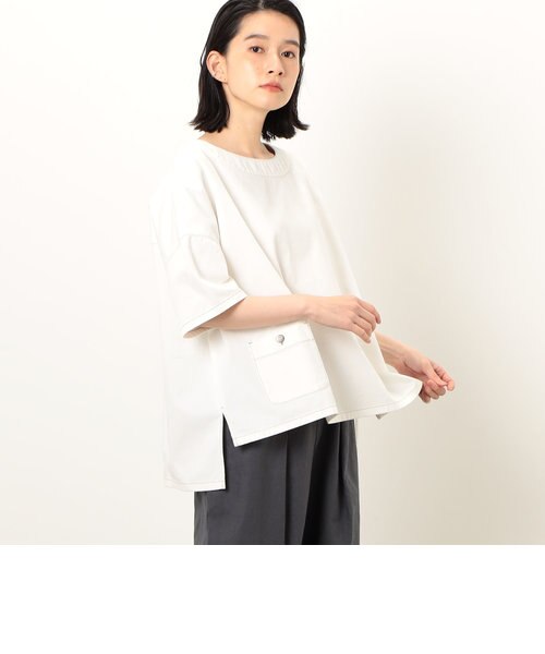 セットアップ対応】デニム 半袖プルオーバー | COMME CA ISM  