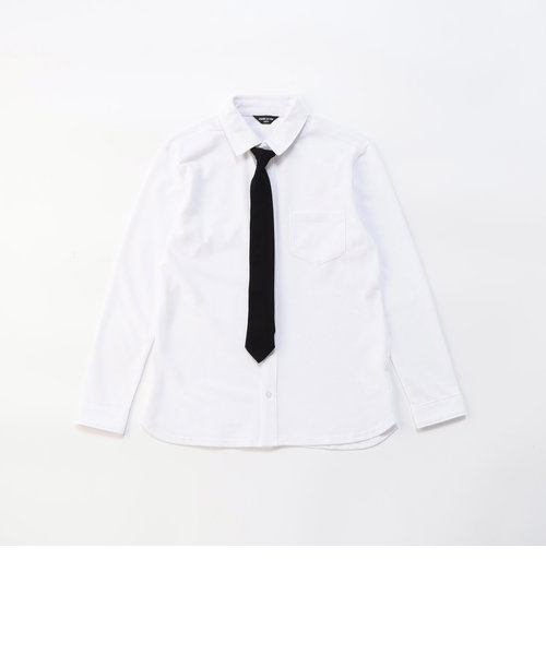 ネクタイ付き 長袖シャツ(140-160cm) COMME CA ISM（コムサイズム）の通販 mall