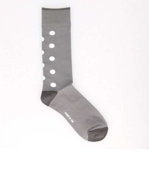 コムサイズム くつした 16～18㎝ 水玉 わるく 