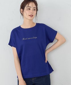 速乾 箔プリント ロゴ 半袖Ｔシャツ