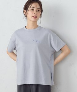 速乾 刺繍 ロゴ Ｔシャツ