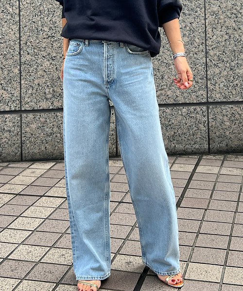 AGOLDE/エーゴールドイー】 LOWRISE BAGGY バギーデニム | Rouge vif ...