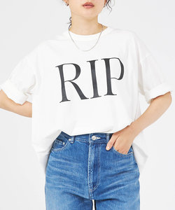 【MARGAUX】RIP/GIVE　ロゴTシャツ