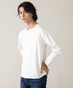 【ノンストレス】COTTON LYCRA 圧着 クルーネック Tシャツ