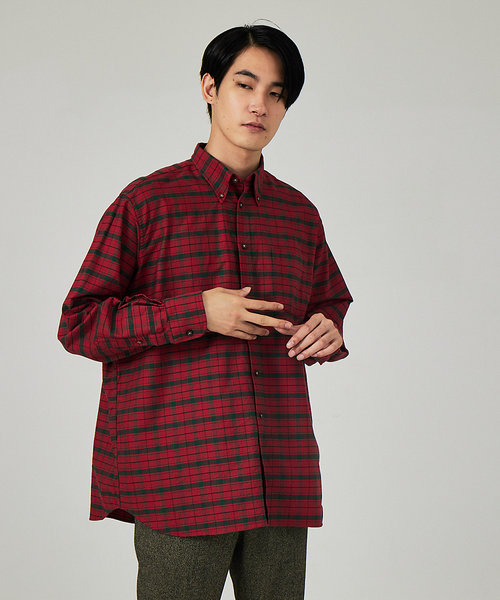 高い品質INDIVIDUALIZED SHIRTS インディビジュアライズドシャツ ダンリバー　オックスフォード　BD 白　ホワイト　長袖　シャツ　xxs　13.5 usa製 XSサイズ以下