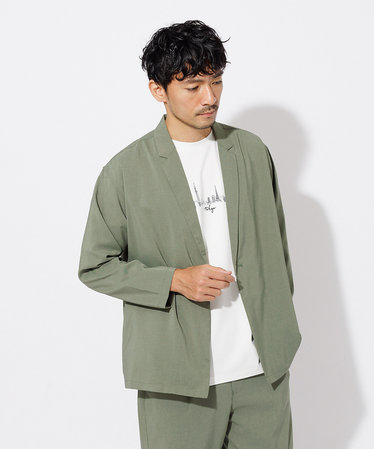 メンズのテーラードジャケット（グリーン/カーキ/緑色）通販