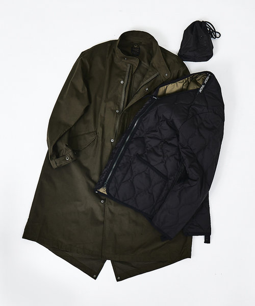 TAION　MODS COAT（＋MILITARY DOWN JACKET）TA