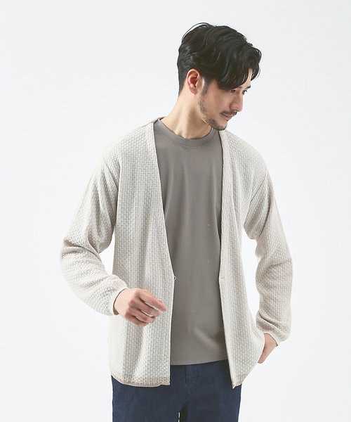 ウノピゥウノウグァーレトレ×ペンドルトン新品ショールカラーカーディガン ウノピゥウノウグァーレトレ×ペンドルトン新品ショールカラー