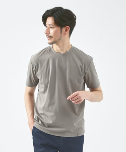 【クルーネック】ストレッチ ポンチ 半袖Tシャツ