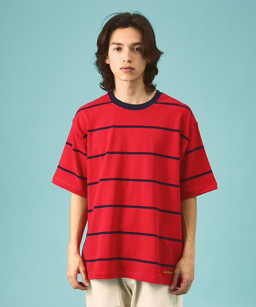 WEB限定】LL BEAN パネルボーダーTシャツ/ユニセックス | ABAHOUSE