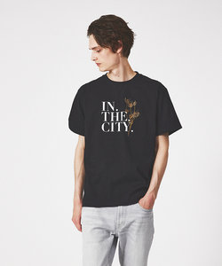 【IN THE CITY】ドライフラワー 半袖 Tシャツ