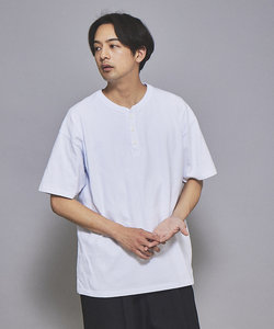 【グッドウェア】USAコットン ヘンリーネック ショートスリーブ Tシャツ