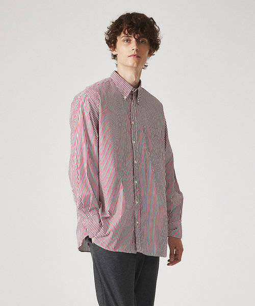 別注】Individualized shirts / ボタンダウン ストライプ | ABAHOUSE