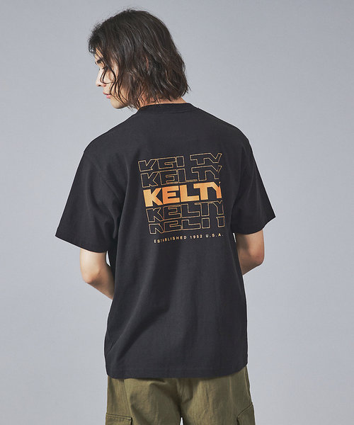 【KELTY / ケルティー】バックタイポロゴプリントTシャツ