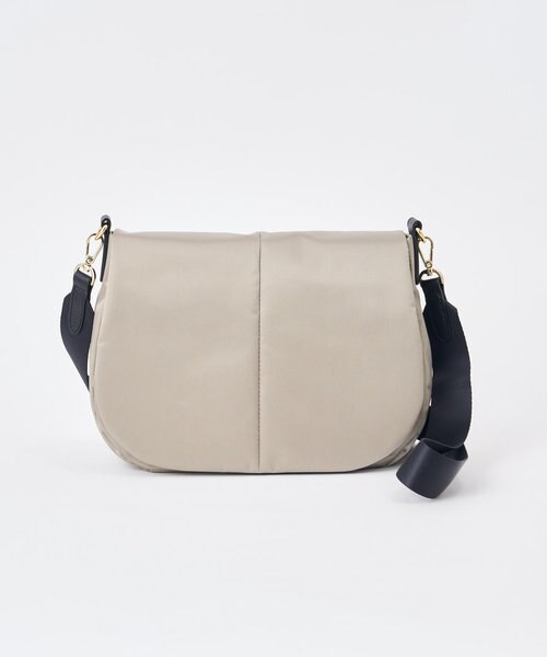 再値下げ>フラップショルダーバッグ M【THE CLOUDS NYLON】 | russet