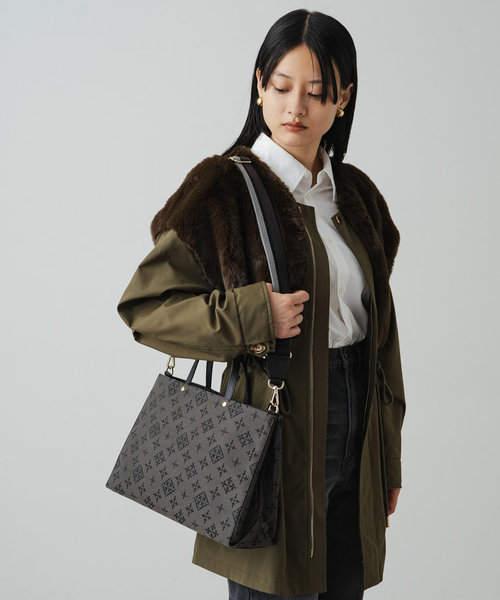 SHOPPER》トートバッグ M (CE-1128) russet ラシット バッグ トート