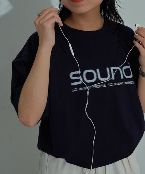 【LEI企画】SOUNDロゴTシャツ