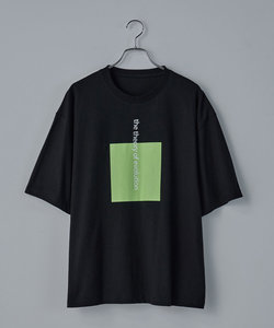 ボックスプリントTシャツ