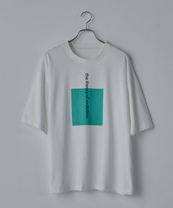 ボックスプリントTシャツ