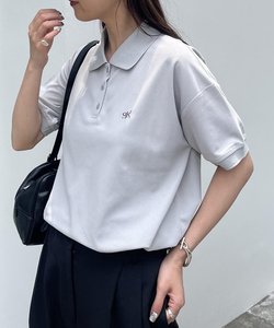 【着用動画あり/PIKO企画】ワンポイント刺繍半袖ポロシャツ