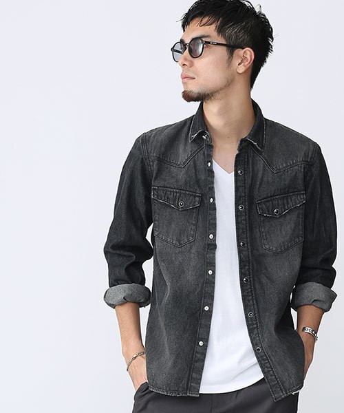 元のナノ ユニバース デニム シャツ 人気のファッショントレンド