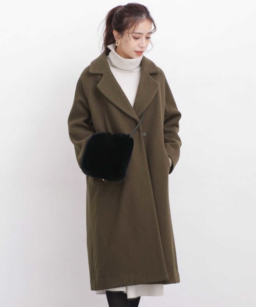 元のウール 100 コート 重い 人気のファッショントレンド