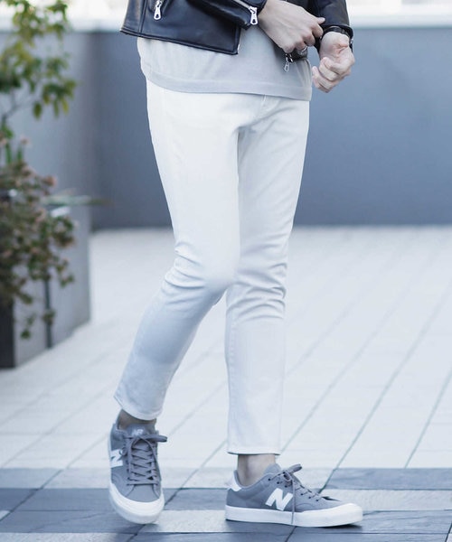 Web限定 ストレッチツイルアンクルスキニー Nano Universe ナノ