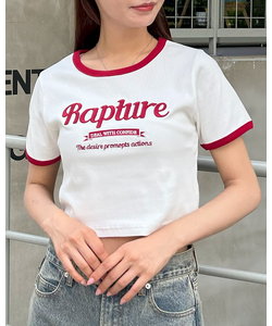 リンガーリブショートTシャツ