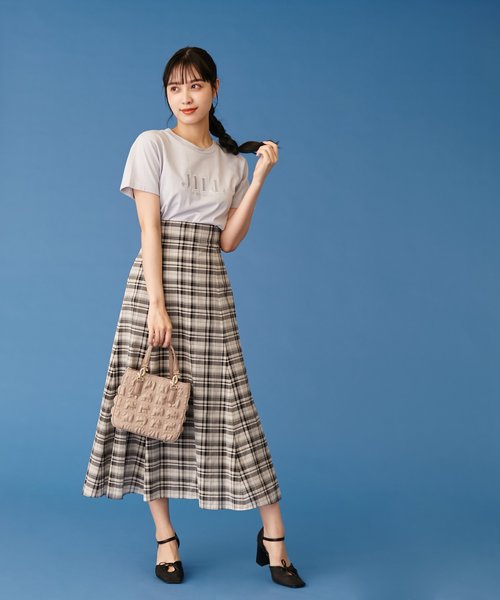 エアリーカラーチェックスカート | JILL by JILL STUART（ジルバイジル