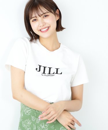 シシュウロゴTシャツ WEB限定カラー：バイカラー ラベンダー | JILL by ...