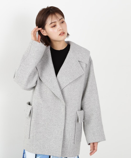 JILL by JILL STUART ウールカルゼPコート 楽天市場】【SALE／50%OFF】ウールカルゼPコート JILL by JILL