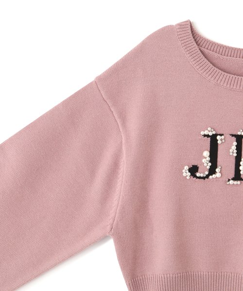 ロゴジャガードビジューニット | JILL by JILL STUART（ジルバイジル