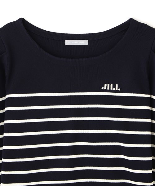 ロゴ入りボーダークロップドニット | JILL by JILL STUART（ジルバイ 