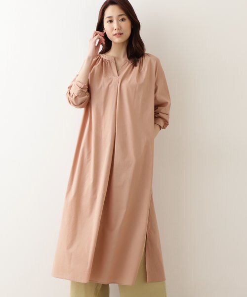 オーガニックコットン シャツワンピース Natural Beauty Basic ナチュラルビューティーベーシック の通販 Mall
