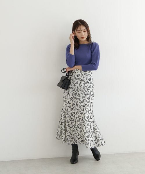 独特な店 美品 ルッツ ヒュエル ジャガードマーメイドスカート