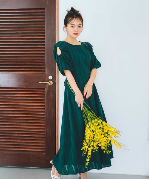 サークルカットアウトワンピース | NATURAL BEAUTY BASIC（ナチュラル