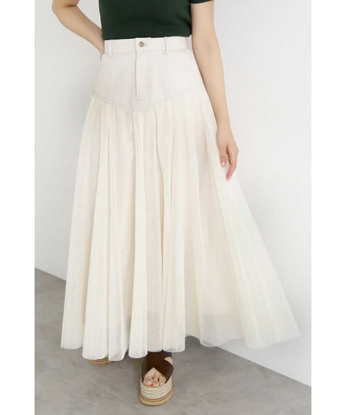 ◇ツイルドッキングチュールスカート | FREE 