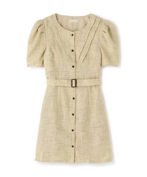 パネル切替半袖ミニ丈ワンピース Free S Mart フリーズマート の通販 Mall