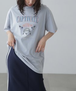 ヴィンテージライクプリントTシャツ