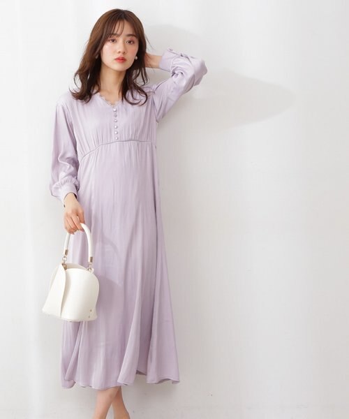 Edit Cologne カッセンサテンナローワンピース Proportion Body Dressing フ ロポーションボディドレッシング の通販 Mall