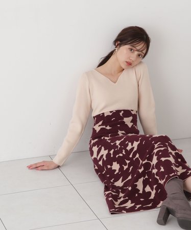 2Wayケープニットワンピース | PROPORTION BODY DRESSING